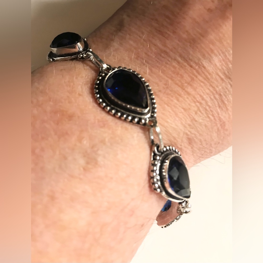 Tanzanite 925 Sterling Silver Bracelet